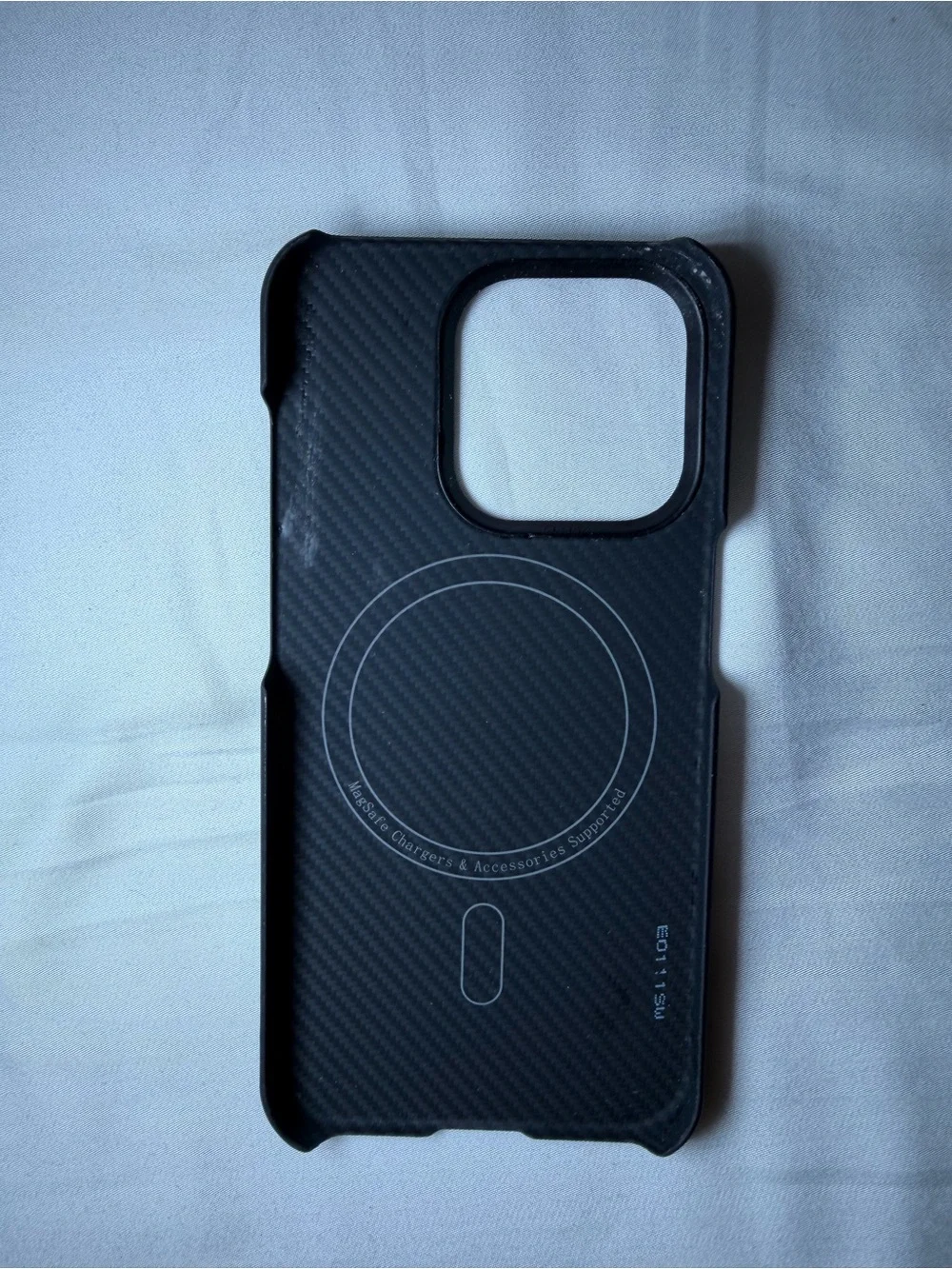 iPhone 15 Pro 5 phone Cases Belkin Carbon Fiber MagSafe + free Lens New